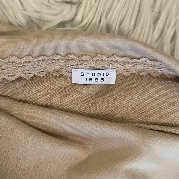 Tan | Cowl Neck Top - Picture 4 of 11